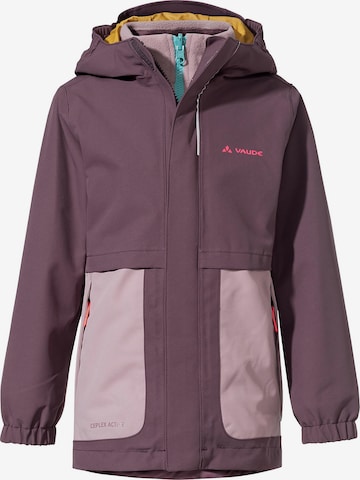 VAUDE Outdoorjacke 'Campfire' in Lila: predná strana