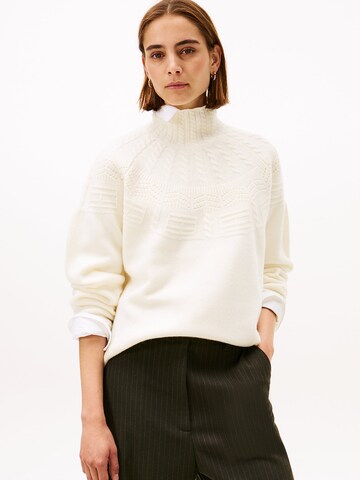 TOMMY HILFIGER Pullover in Beige: Vorderseite