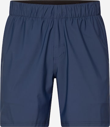 SKECHERS Regular Sportbroek '7" Pull On' in Blauw: voorkant