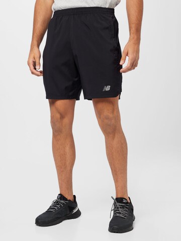 new balance Regular Sportbroek in Zwart: voorkant