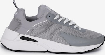 Baskets basses 'S-SERENA LOW' DIESEL en argent : devant