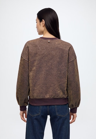 NÜMPH Sweatshirt 'SALINA' in Brown: back