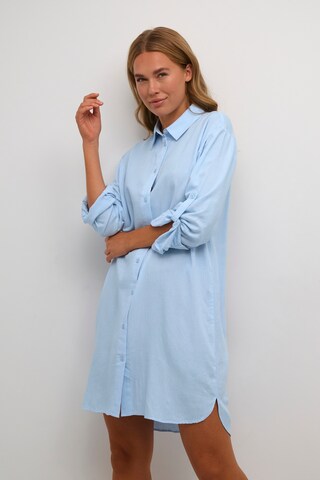 Kaffe Shirt Dress 'Kamilia' in Blue: front