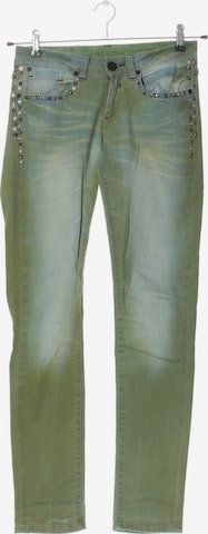 Oge & Co. Skinny Jeans 25-26 in Grün: predná strana