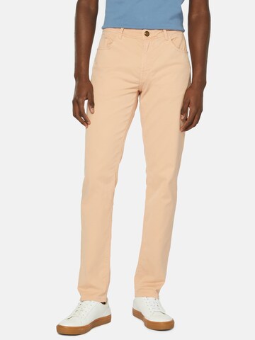 Boggi Milano Slim fit Jeans in Orange: front