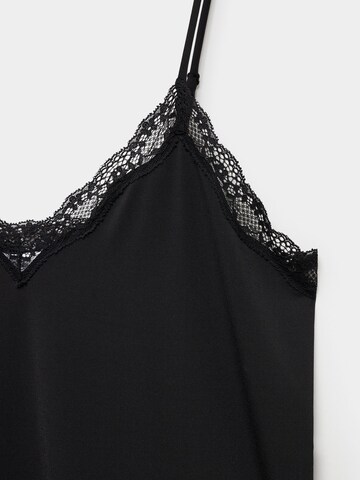 MANGO Top 'SIAT' in Schwarz