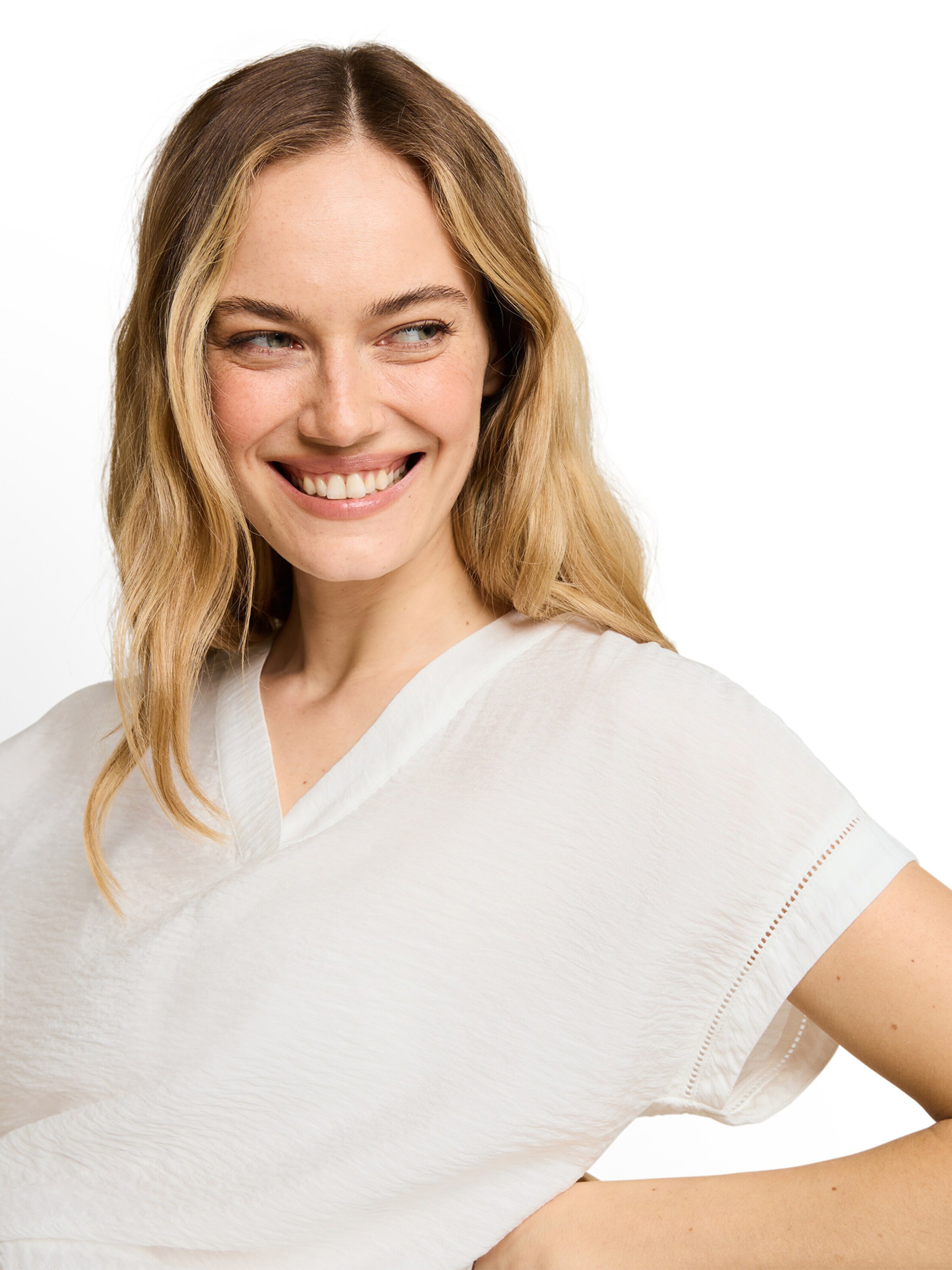 TOM TAILOR - Blusa en blanco