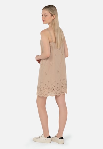 FRESHLIONS Sommerkleid 'Ella' in Beige