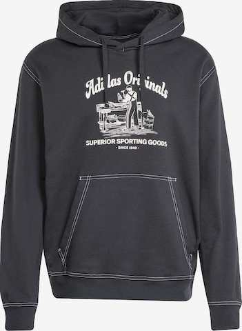 Sweat-shirt 'Wabash' ADIDAS ORIGINALS en noir : devant