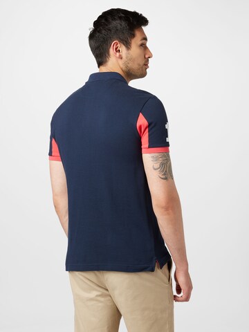 Hackett London Poloshirt in Blau