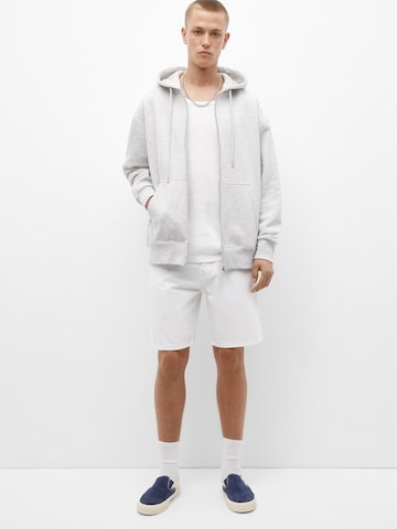 Pull&Bear Loosefit Shorts in Weiß