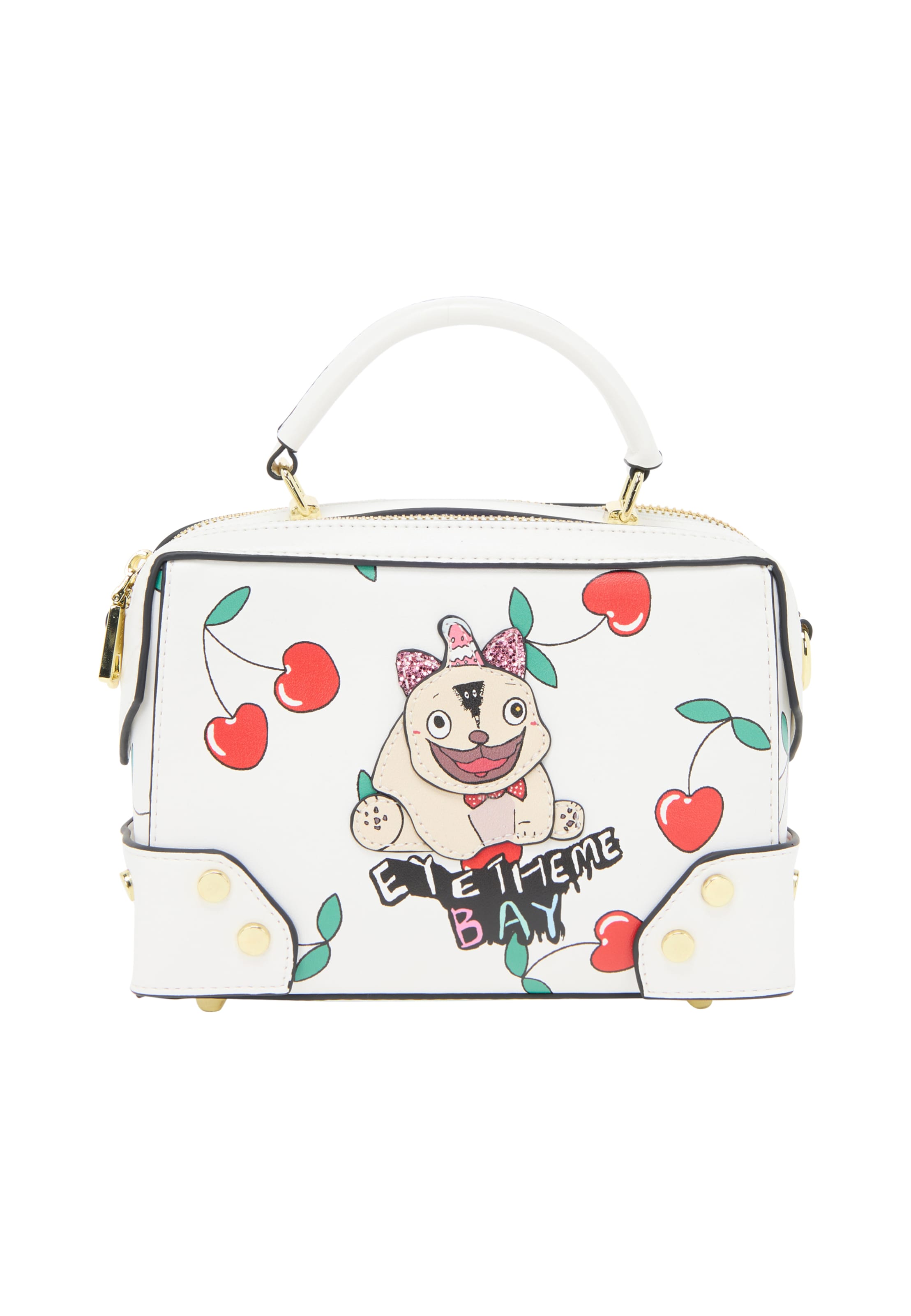 Sacs à main 'Pop Eyetheme' MYMO en blanc : devant