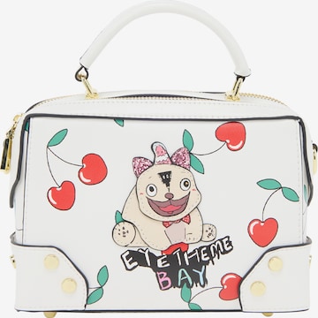 MYMORučna torbica 'Pop Eyetheme' - bijela boja: prednji dio