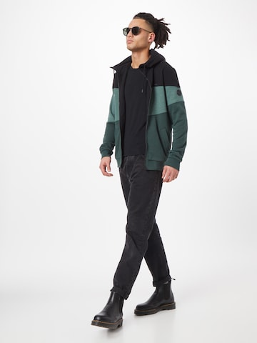 Ragwear Zip-Up Hoodie 'TRIEN' in Green