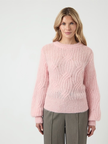 YAS Sweater 'YASZUMA' in Pink: front