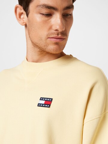 Tommy Jeans - Sweatshirt em amarelo