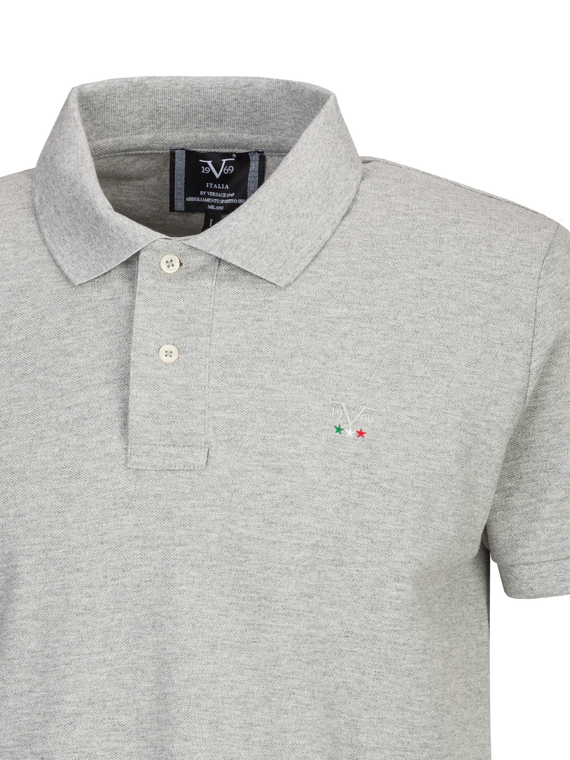 19V69 ITALIA Shirt 'Emilio' in Grey