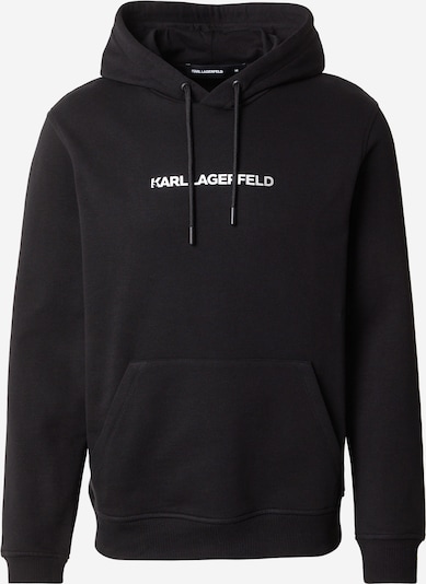 Karl Lagerfeld Sweater majica u crna / bijela, Pregled proizvoda