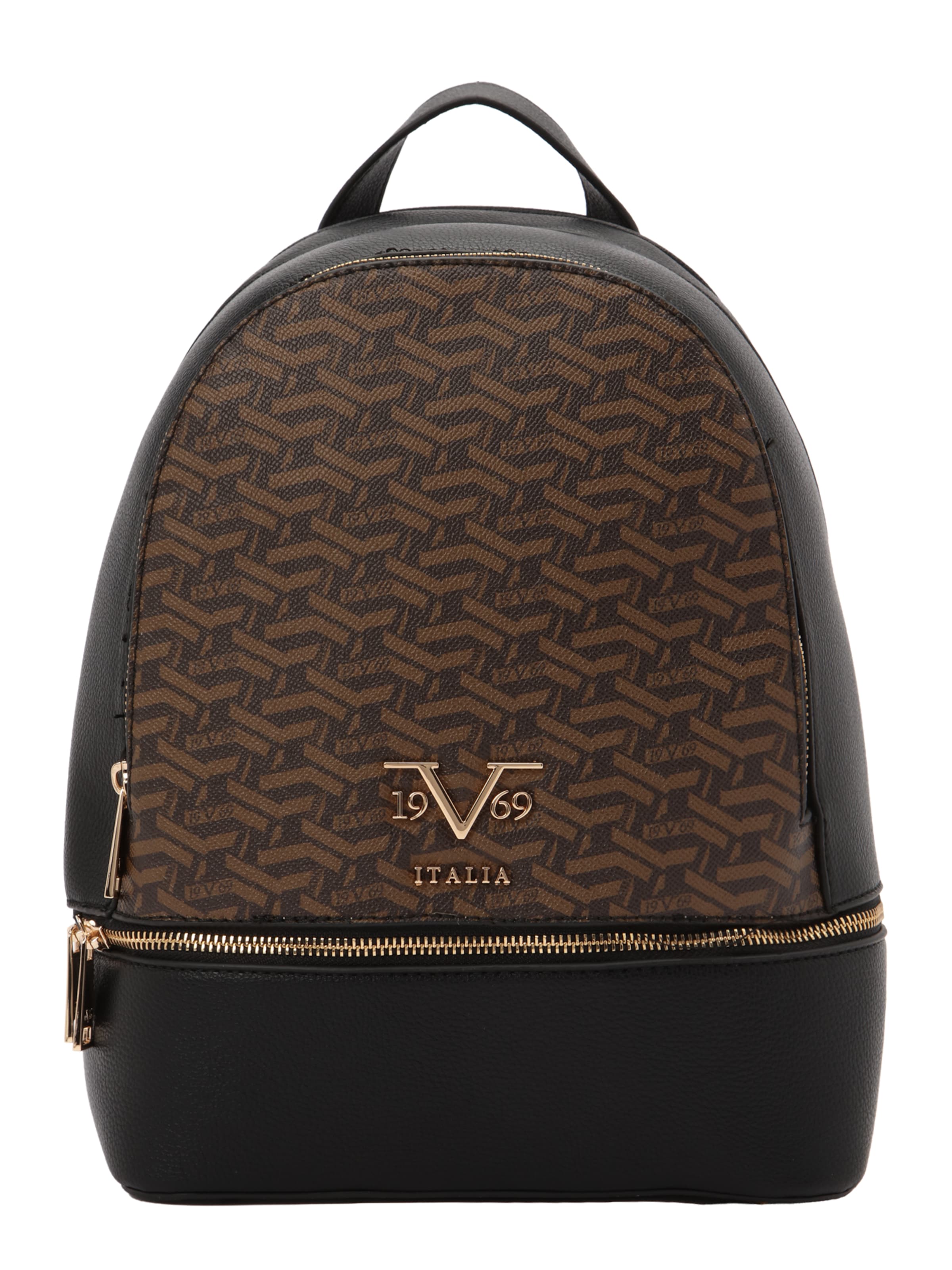 19V69 ITALIA Раница 'Robi AOP' в кафяво: отпред