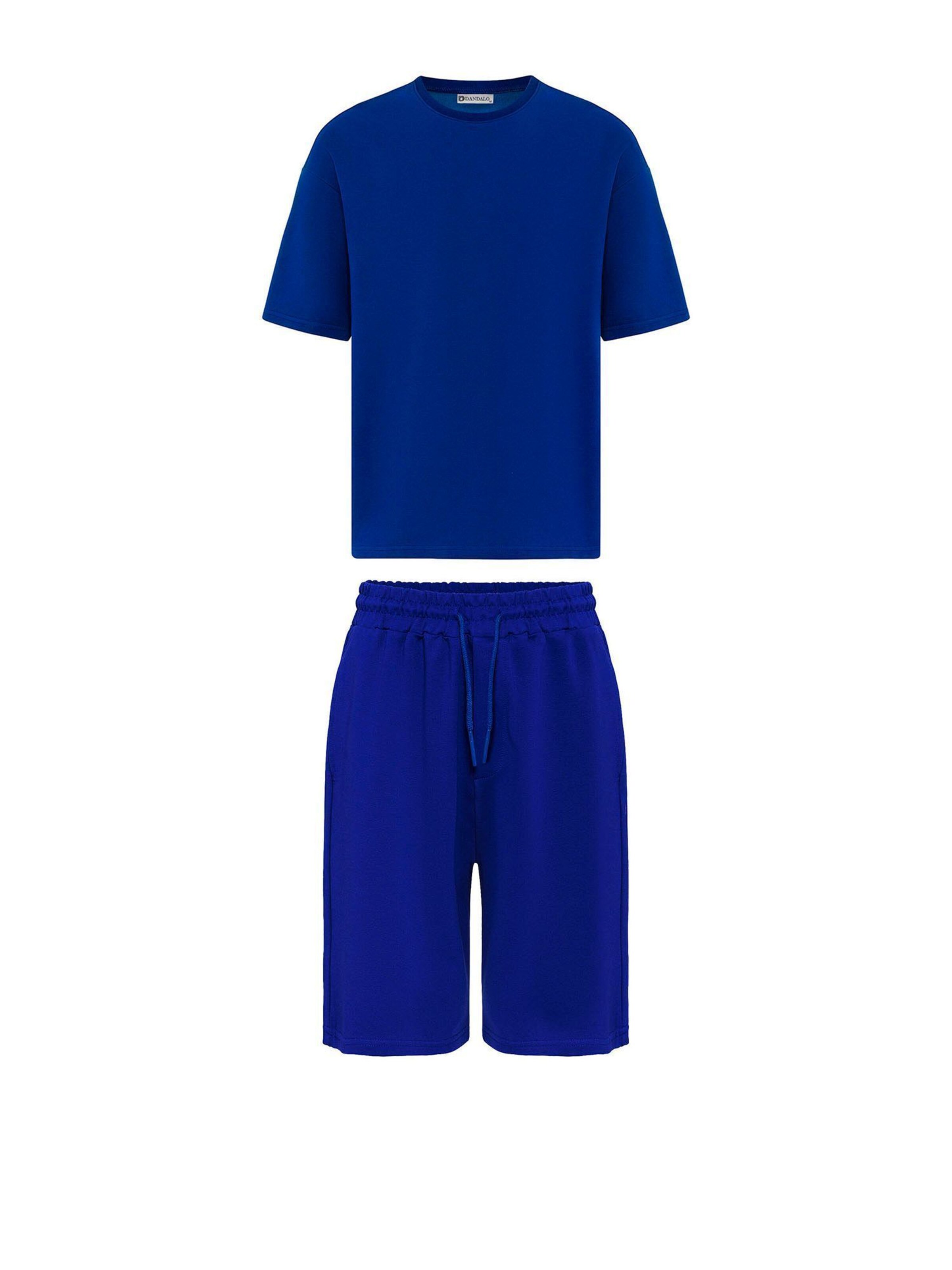 Dandalo Tepláková súprava - Modrá: predná strana