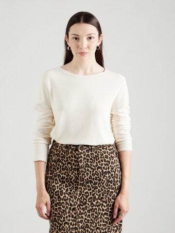 TOM TAILOR Sweater in Beige: front