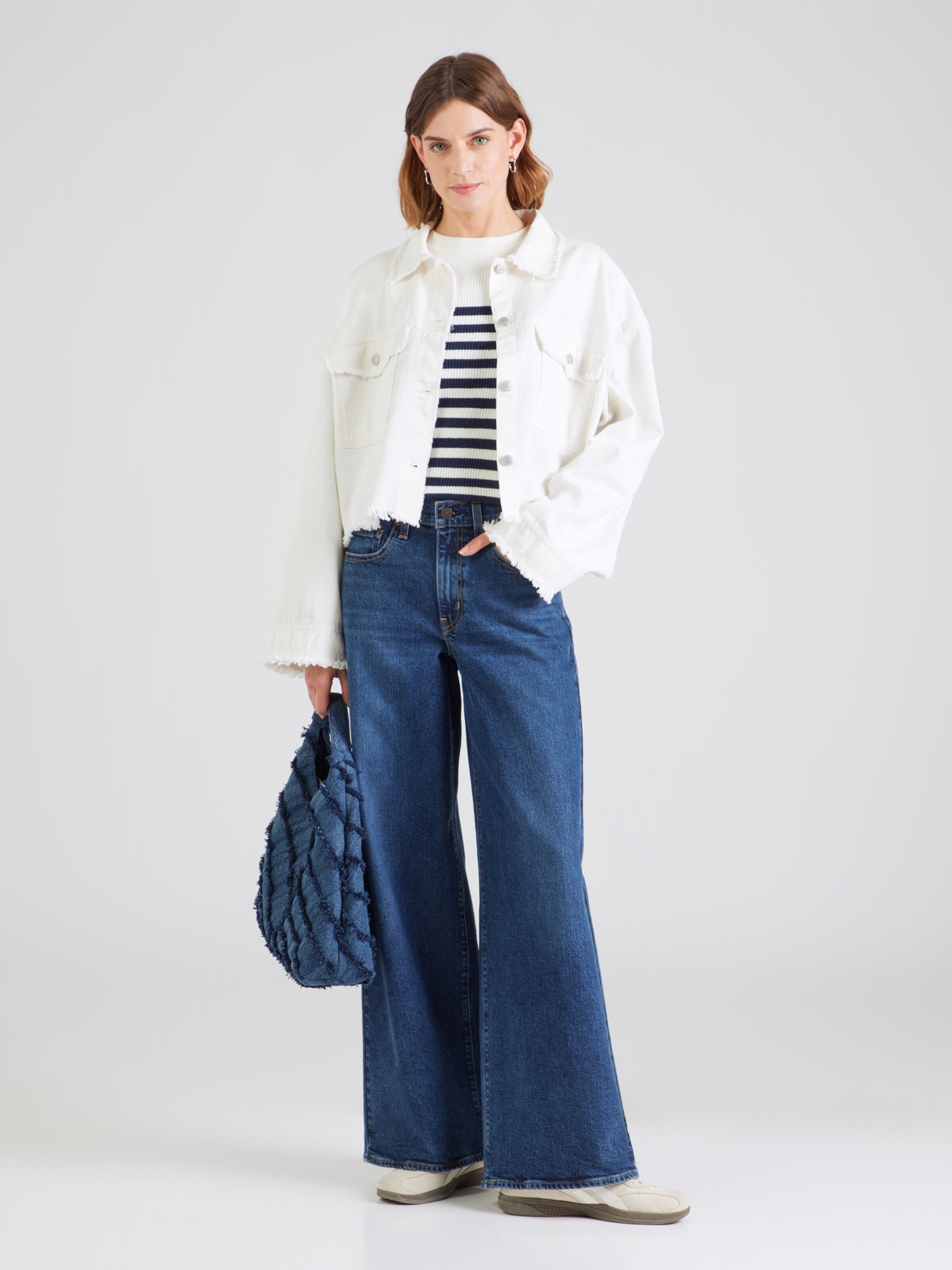 LEVI'S ® Baggy Jeans '728™ High Rise Wide Leg' pe Albastru