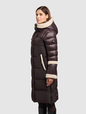 khujo Χειμερινό παλτό 'Desna2' σε καφέ