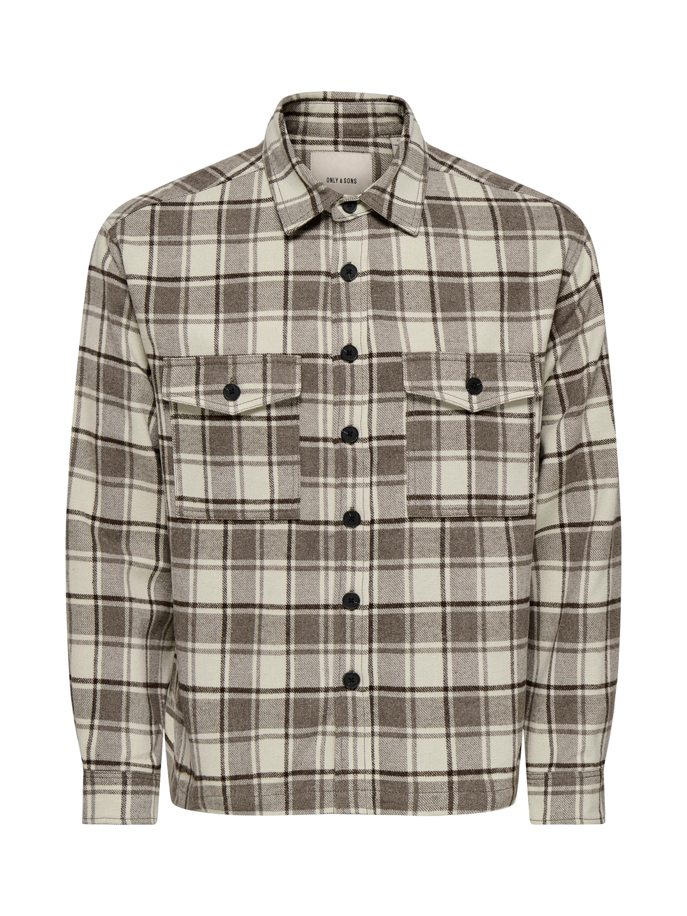 Only & Sons Regular Fit Paita 'ONSESKE' värissä harmaa: etupuoli