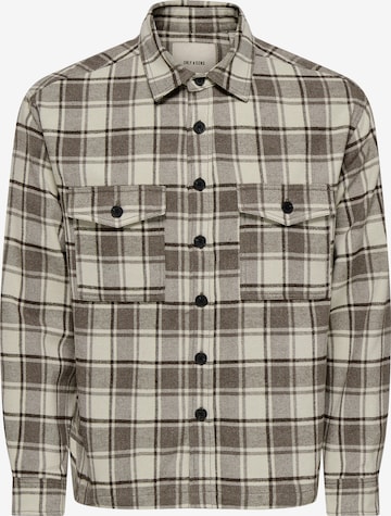 Only & Sons Regular Fit Paita 'ONSESKE' värissä harmaa: etupuoli