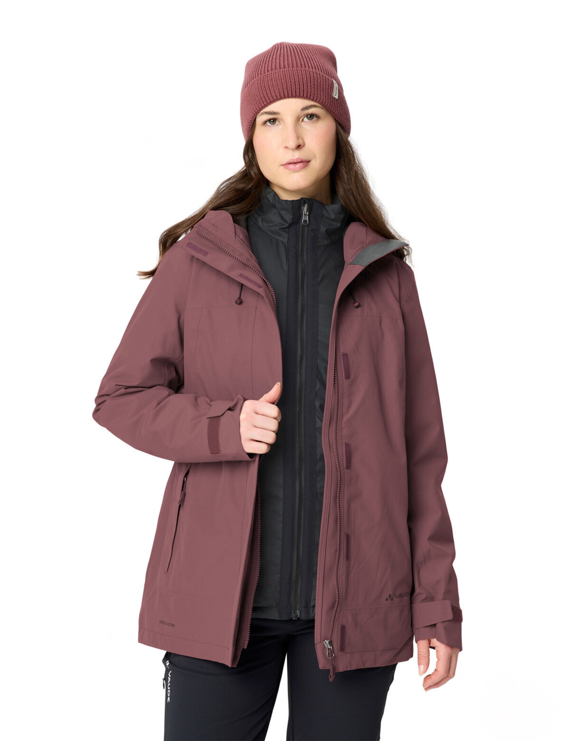 VAUDE Outdoorjacke 'Neyland' in Rot