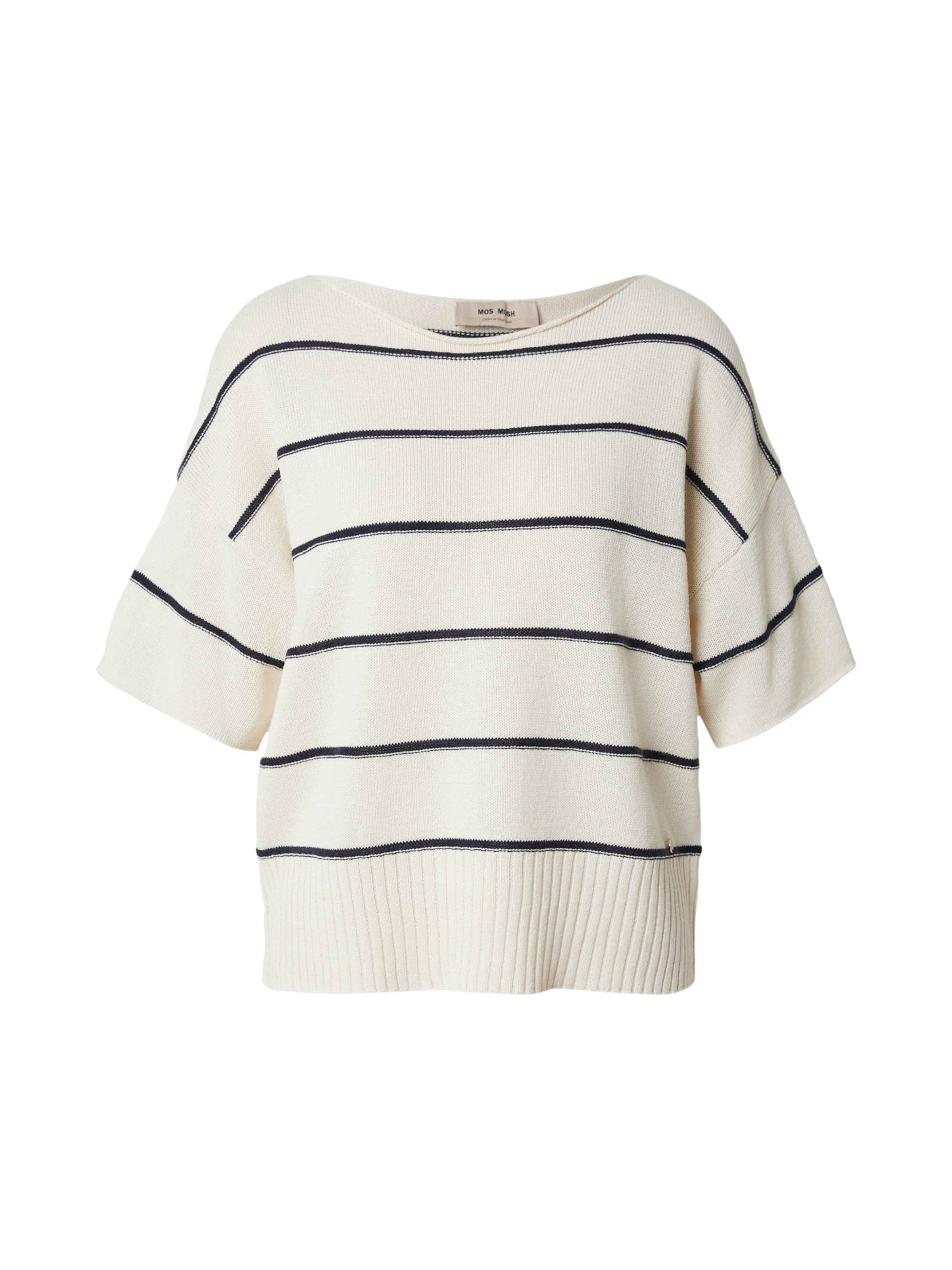 MOS MOSH Пуловер 'MMArlen' в бяло: отпред