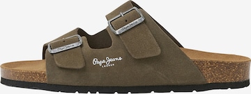 Pepe Jeans Pantolette 'KANSAS' in Braun: predná strana