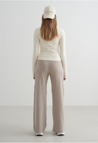 Aim'n Wide Leg Sporthose in Braun