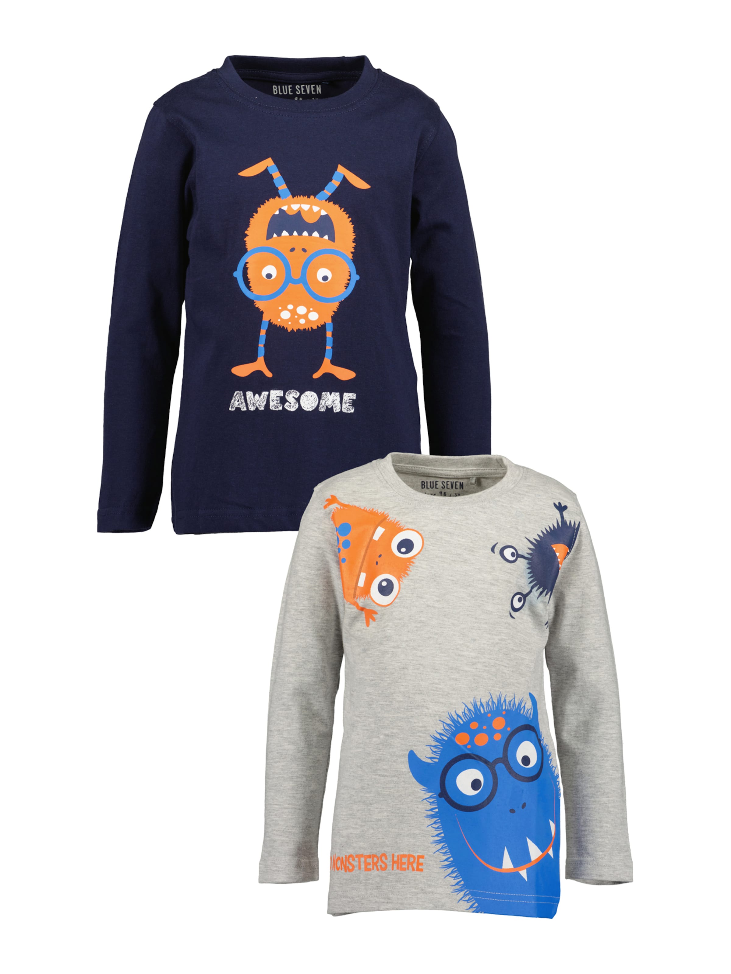 BLUE SEVEN - Camiseta en azul: frente