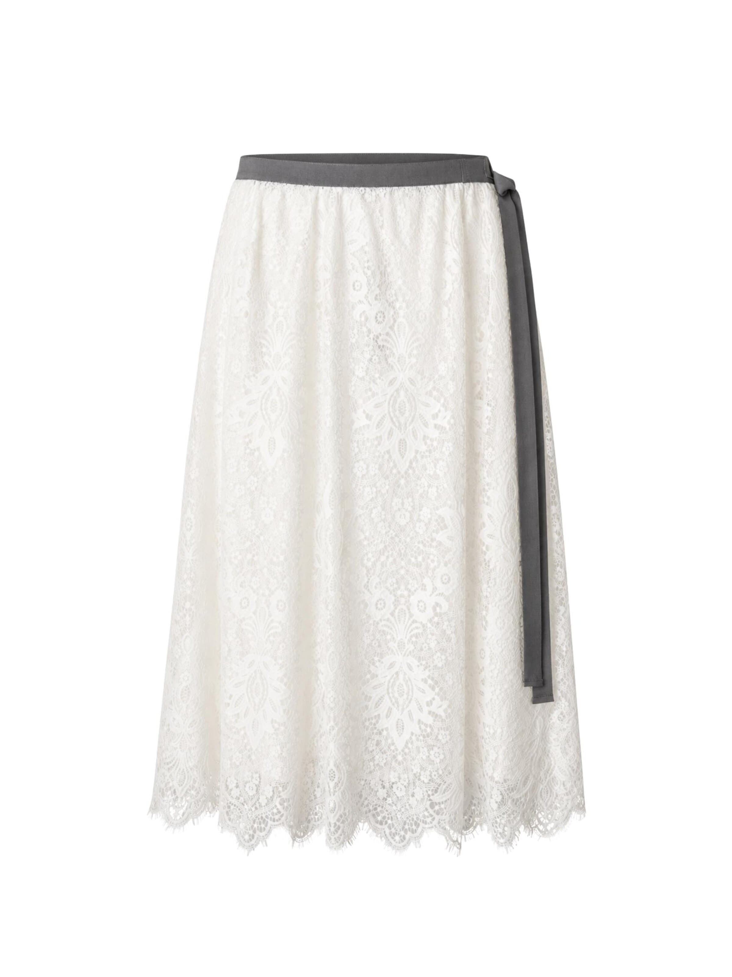 Christine on the clouds - Falda 'Anita' en blanco: frente