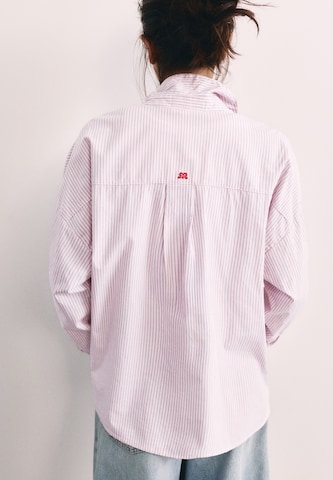 Chemisier 'PACIFIC' Pull&Bear en rose