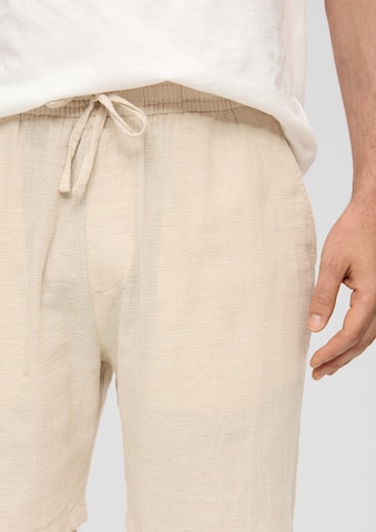 s.Oliver Wide leg Broek in Beige