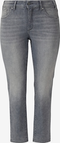 s.Oliver Slimfit Jeans 'Betsy' in Grijs: voorkant
