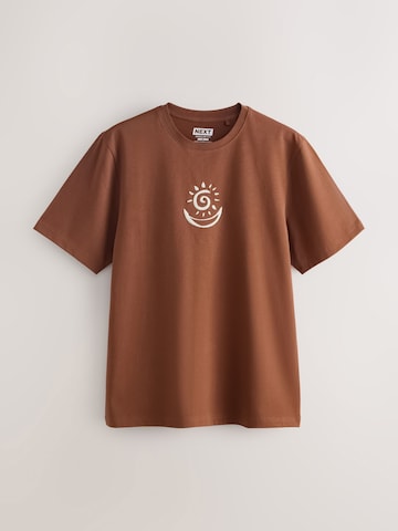 T-Shirt Next en marron
