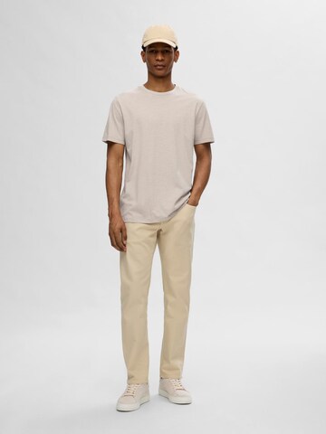 SELECTED Shirt 'Aspen' in Beige