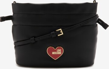 Love Moschino Umhängetasche in Schwarz: predná strana