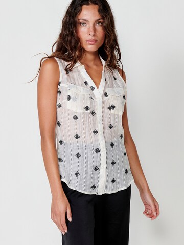 Camicia da donna di KOROSHI in bianco