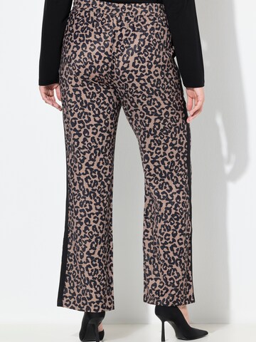 Ulla Popken Loosefit Nadrág - barna