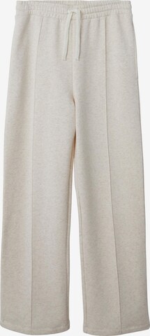 LMTD Wide leg Broek in Grijs: voorkant