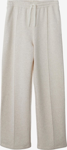 LMTD Wide leg Broek in Grijs: voorkant