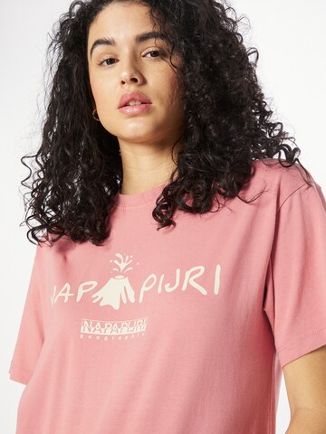 NAPAPIJRI T-Shirt 'MORENO' in Pink