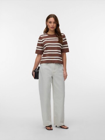 VERO MODA Pullover 'VMSILJE' in Braun