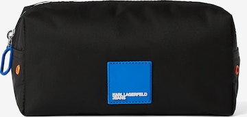 KARL LAGERFELD JEANS Kozmetična torbica | črna barva: sprednja stran
