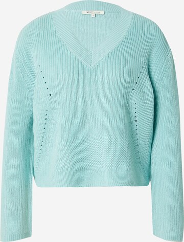 Pullover di TOM TAILOR DENIM in verde: frontale