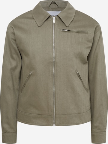 ABOUT YOU Between-Season Jacket 'Edgar' in Green: front
